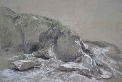 Rocks and Sea, Isle of Wight by Augustus Wall Callcott